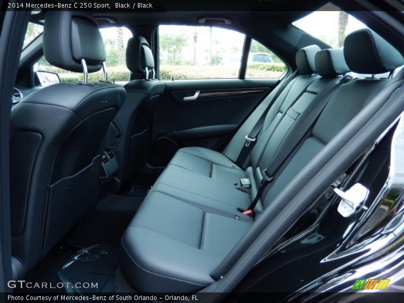 Black / Black 2014 Mercedes-Benz C 250 Sport