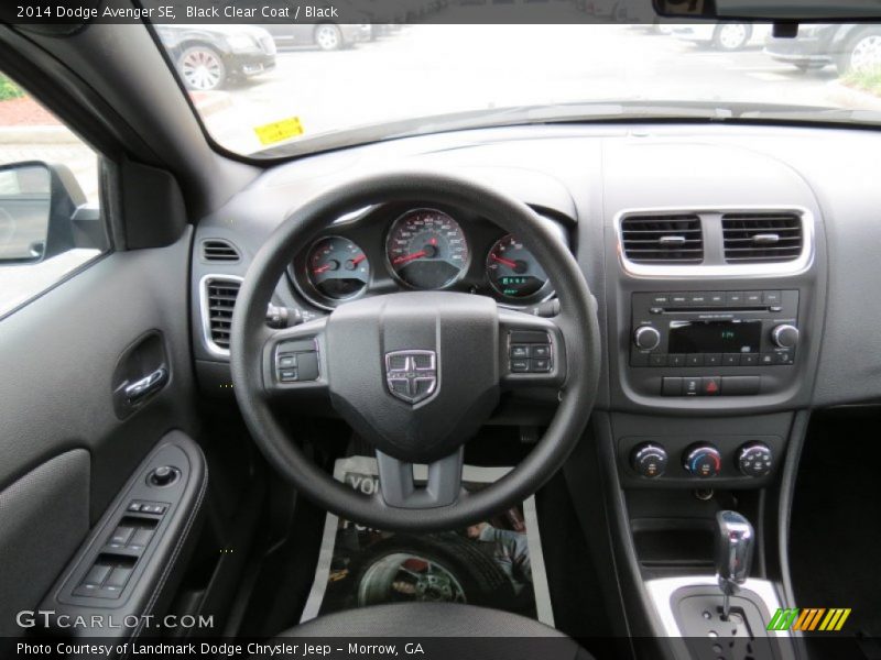 Black Clear Coat / Black 2014 Dodge Avenger SE