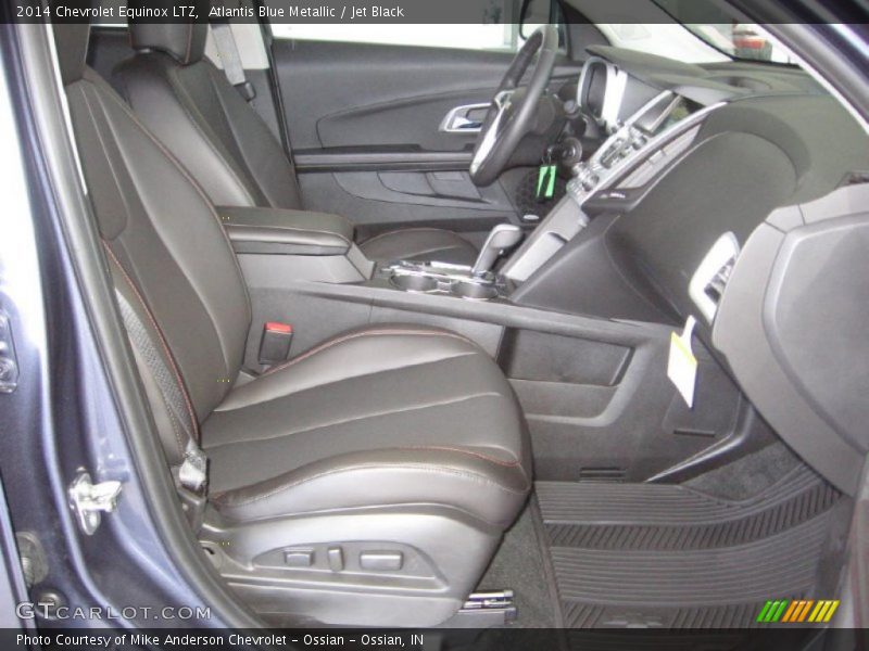 Atlantis Blue Metallic / Jet Black 2014 Chevrolet Equinox LTZ