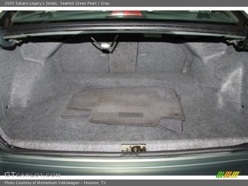 Seamist Green Pearl / Gray 2003 Subaru Legacy L Sedan
