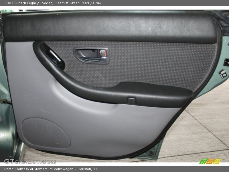 Seamist Green Pearl / Gray 2003 Subaru Legacy L Sedan
