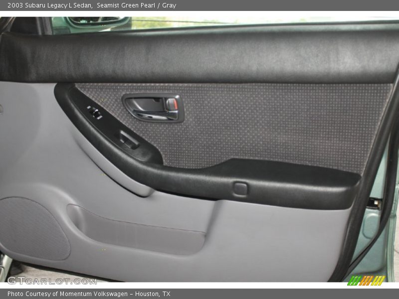 Seamist Green Pearl / Gray 2003 Subaru Legacy L Sedan