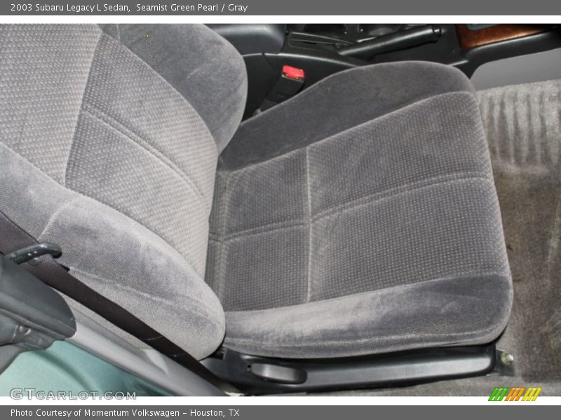 Seamist Green Pearl / Gray 2003 Subaru Legacy L Sedan