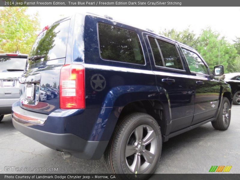 True Blue Pearl / Freedom Edition Dark Slate Gray/Silver Stitching 2014 Jeep Patriot Freedom Edition