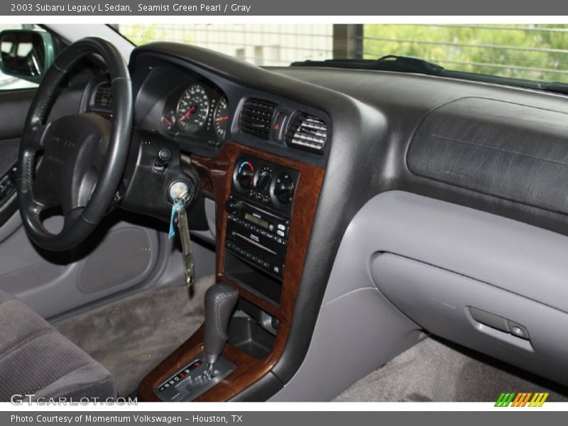 Seamist Green Pearl / Gray 2003 Subaru Legacy L Sedan
