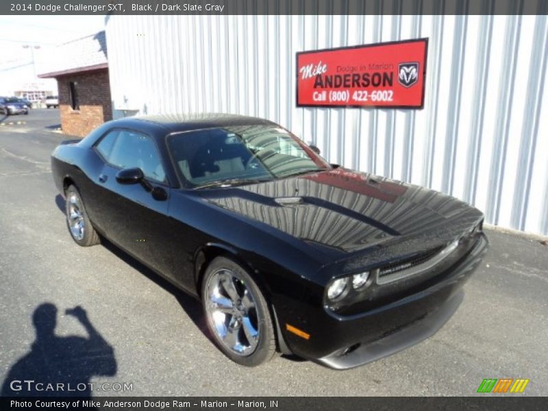 Black / Dark Slate Gray 2014 Dodge Challenger SXT