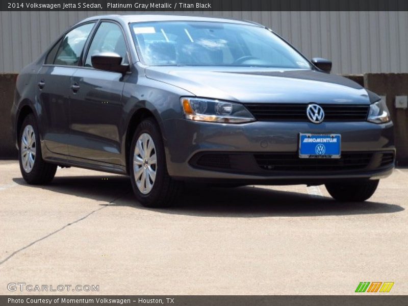 Platinum Gray Metallic / Titan Black 2014 Volkswagen Jetta S Sedan
