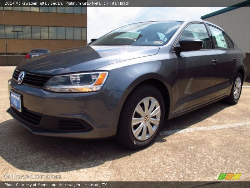 Platinum Gray Metallic / Titan Black 2014 Volkswagen Jetta S Sedan