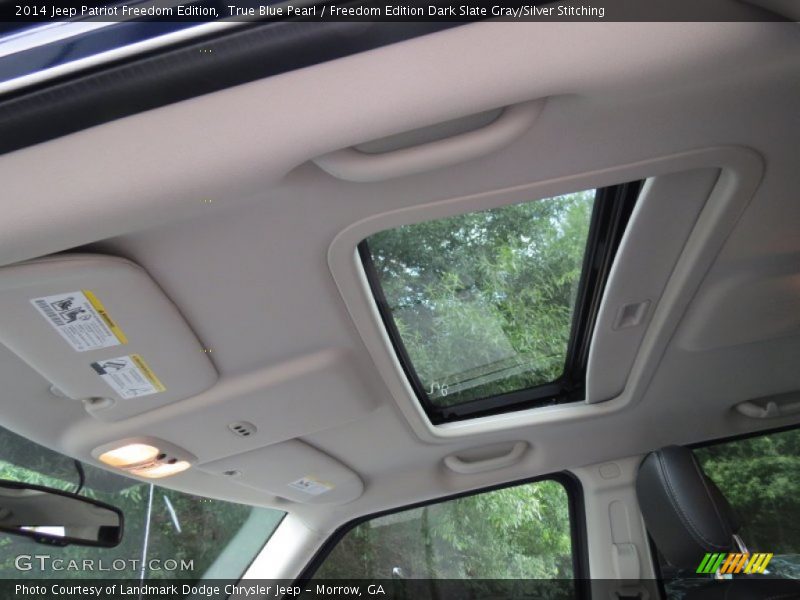 True Blue Pearl / Freedom Edition Dark Slate Gray/Silver Stitching 2014 Jeep Patriot Freedom Edition
