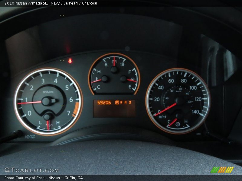 Navy Blue Pearl / Charcoal 2010 Nissan Armada SE