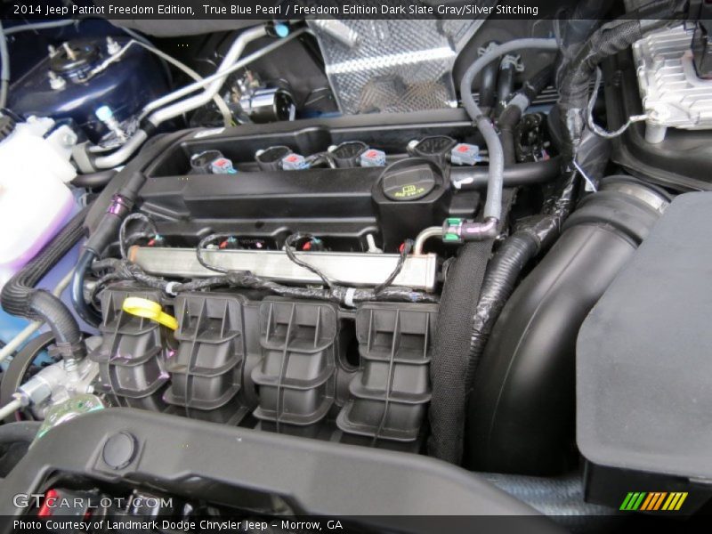 True Blue Pearl / Freedom Edition Dark Slate Gray/Silver Stitching 2014 Jeep Patriot Freedom Edition