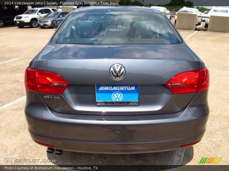 Platinum Gray Metallic / Titan Black 2014 Volkswagen Jetta S Sedan