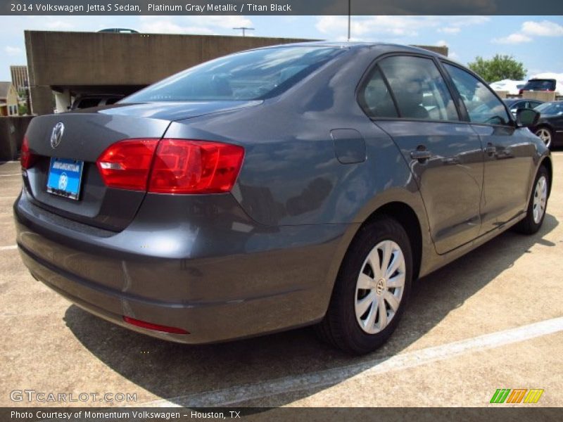 Platinum Gray Metallic / Titan Black 2014 Volkswagen Jetta S Sedan