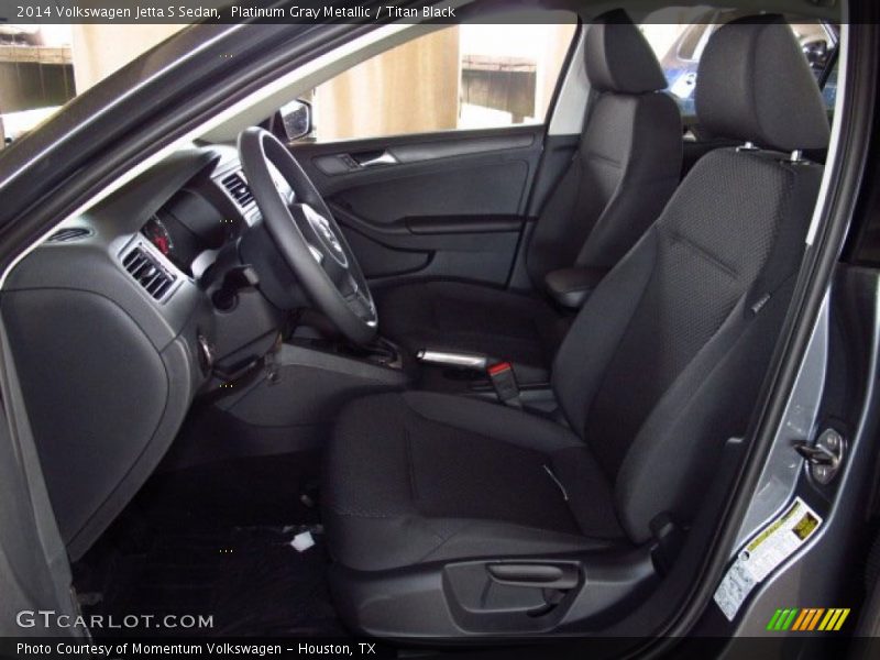 Platinum Gray Metallic / Titan Black 2014 Volkswagen Jetta S Sedan