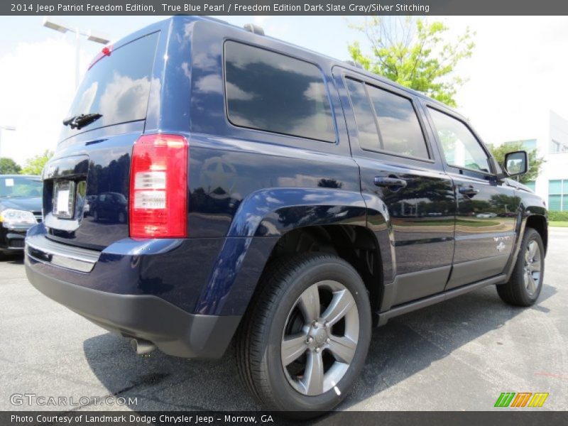 True Blue Pearl / Freedom Edition Dark Slate Gray/Silver Stitching 2014 Jeep Patriot Freedom Edition
