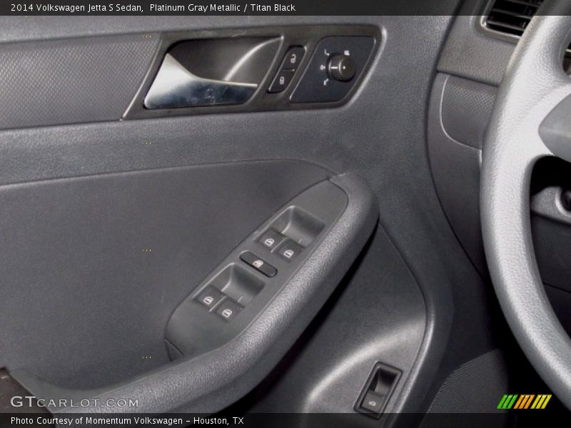Platinum Gray Metallic / Titan Black 2014 Volkswagen Jetta S Sedan