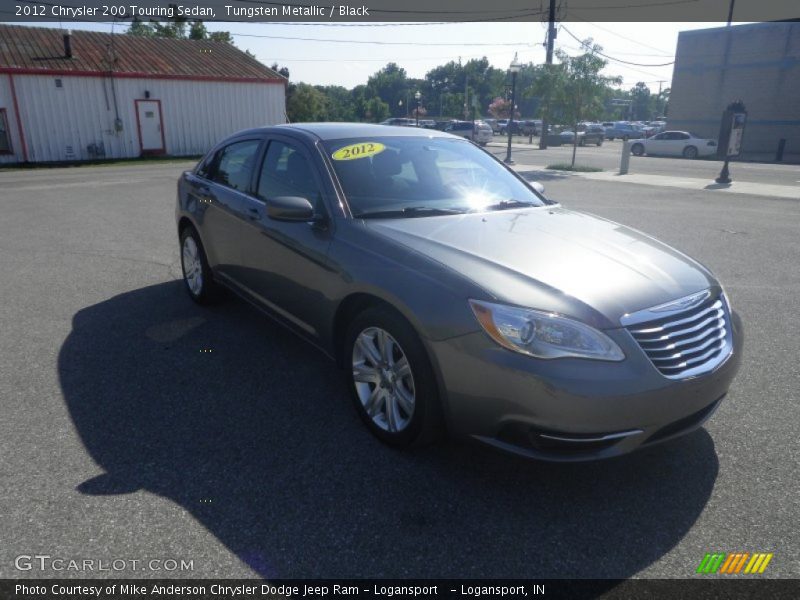 Tungsten Metallic / Black 2012 Chrysler 200 Touring Sedan