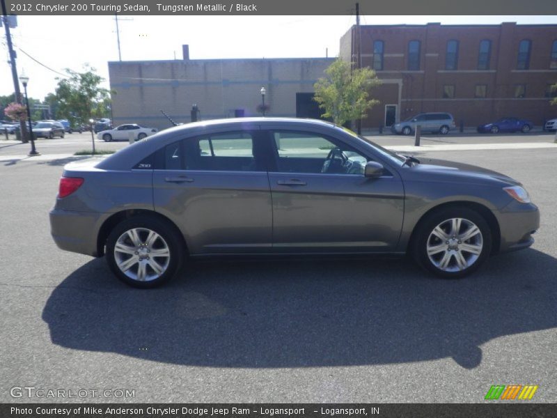 Tungsten Metallic / Black 2012 Chrysler 200 Touring Sedan