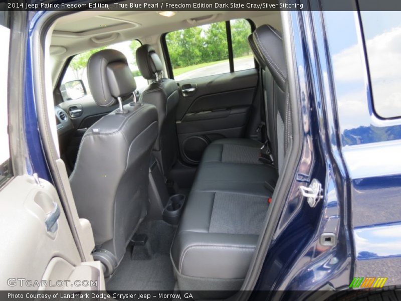 True Blue Pearl / Freedom Edition Dark Slate Gray/Silver Stitching 2014 Jeep Patriot Freedom Edition