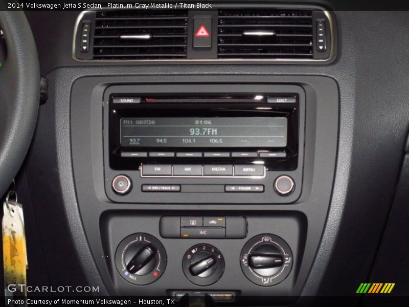 Platinum Gray Metallic / Titan Black 2014 Volkswagen Jetta S Sedan