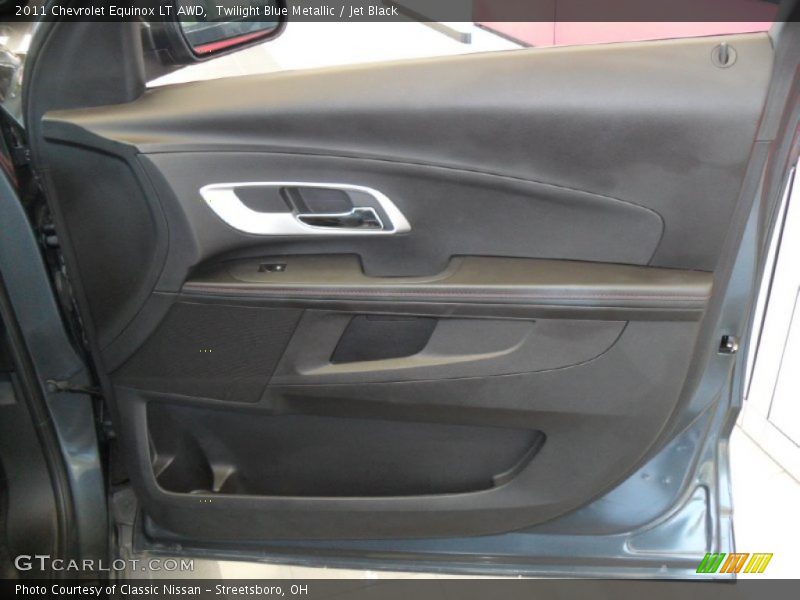 Twilight Blue Metallic / Jet Black 2011 Chevrolet Equinox LT AWD