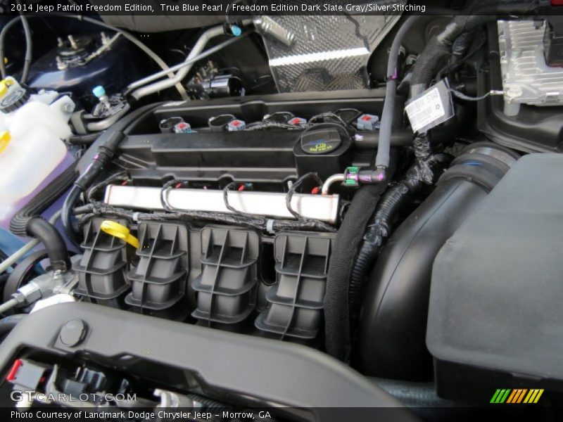 True Blue Pearl / Freedom Edition Dark Slate Gray/Silver Stitching 2014 Jeep Patriot Freedom Edition