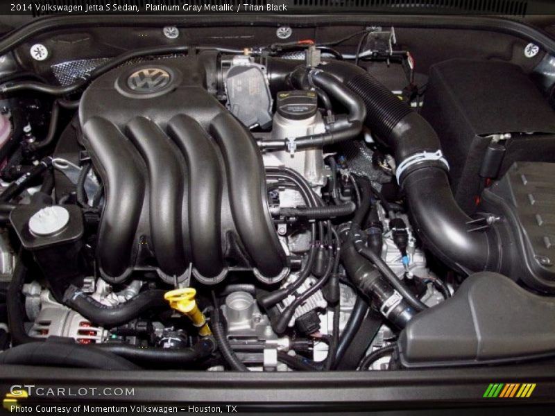 Platinum Gray Metallic / Titan Black 2014 Volkswagen Jetta S Sedan