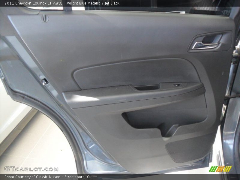 Twilight Blue Metallic / Jet Black 2011 Chevrolet Equinox LT AWD