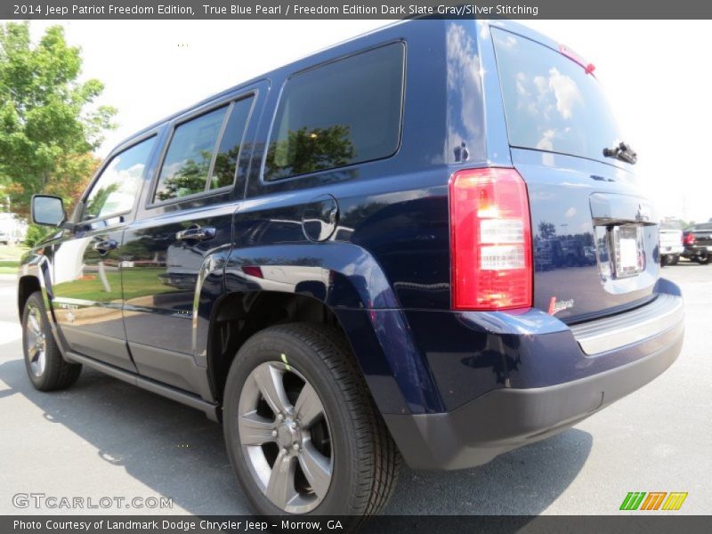 True Blue Pearl / Freedom Edition Dark Slate Gray/Silver Stitching 2014 Jeep Patriot Freedom Edition