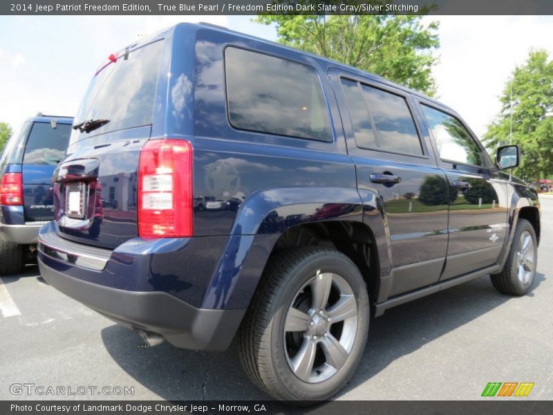 True Blue Pearl / Freedom Edition Dark Slate Gray/Silver Stitching 2014 Jeep Patriot Freedom Edition