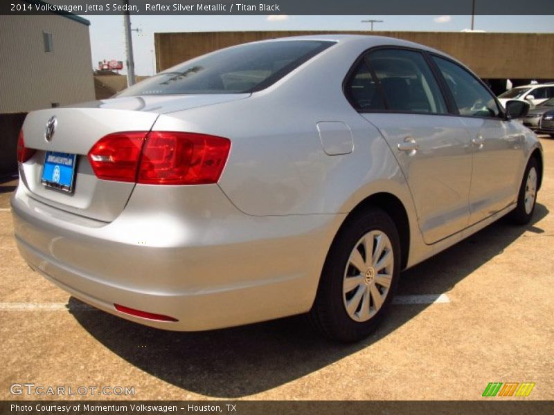 Reflex Silver Metallic / Titan Black 2014 Volkswagen Jetta S Sedan