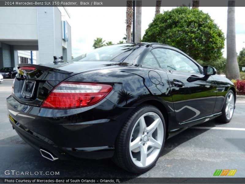 Black / Black 2014 Mercedes-Benz SLK 350 Roadster