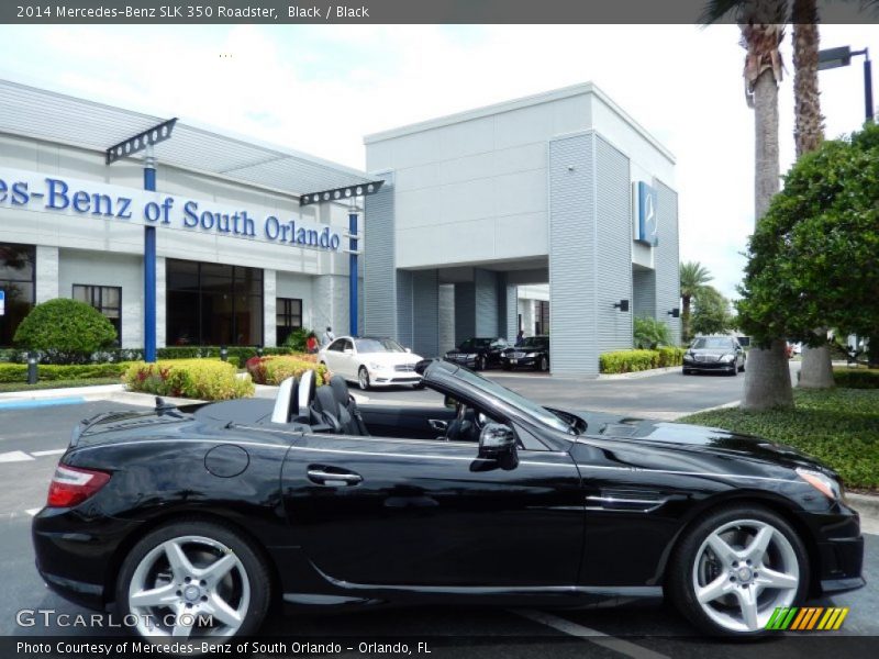 Black / Black 2014 Mercedes-Benz SLK 350 Roadster