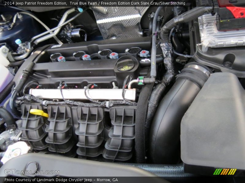 True Blue Pearl / Freedom Edition Dark Slate Gray/Silver Stitching 2014 Jeep Patriot Freedom Edition