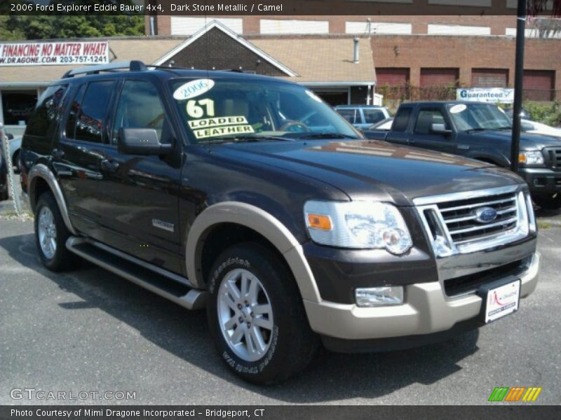 Dark Stone Metallic / Camel 2006 Ford Explorer Eddie Bauer 4x4