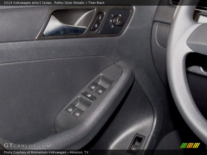 Reflex Silver Metallic / Titan Black 2014 Volkswagen Jetta S Sedan
