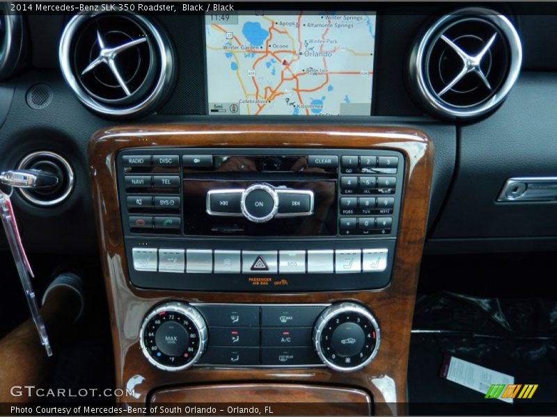 Controls of 2014 SLK 350 Roadster