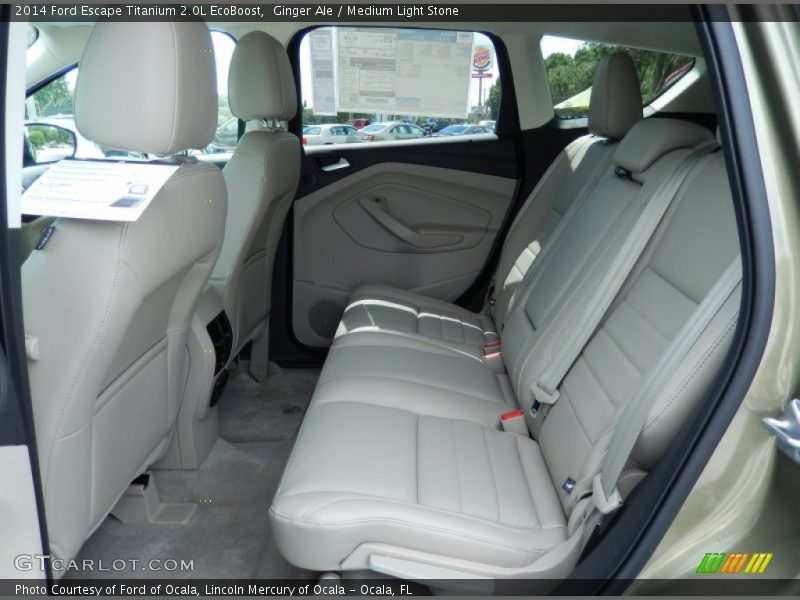 Rear Seat of 2014 Escape Titanium 2.0L EcoBoost