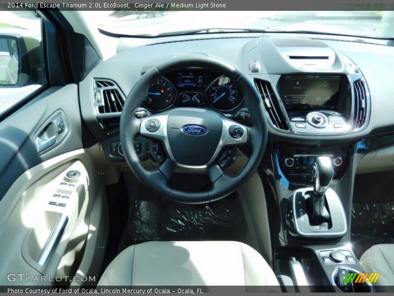 Dashboard of 2014 Escape Titanium 2.0L EcoBoost
