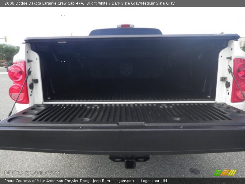 Bright White / Dark Slate Gray/Medium Slate Gray 2008 Dodge Dakota Laramie Crew Cab 4x4