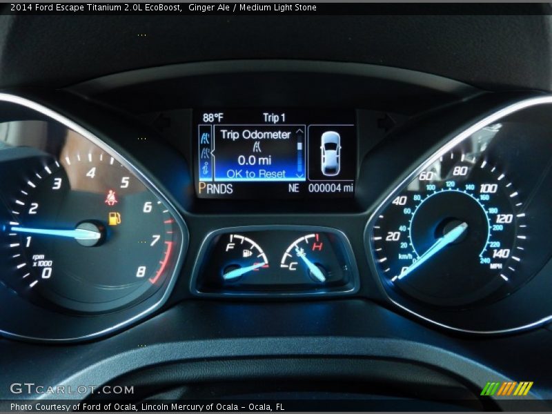  2014 Escape Titanium 2.0L EcoBoost Titanium 2.0L EcoBoost Gauges