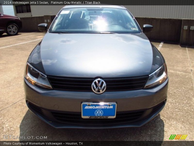 Platinum Gray Metallic / Titan Black 2014 Volkswagen Jetta S Sedan