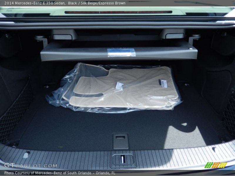 Black / Silk Beige/Espresso Brown 2014 Mercedes-Benz E 350 Sedan