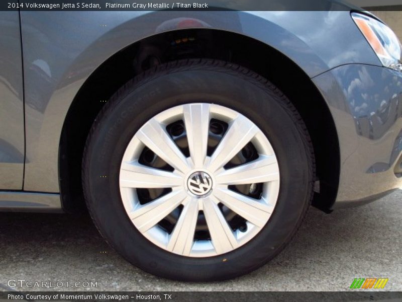Platinum Gray Metallic / Titan Black 2014 Volkswagen Jetta S Sedan
