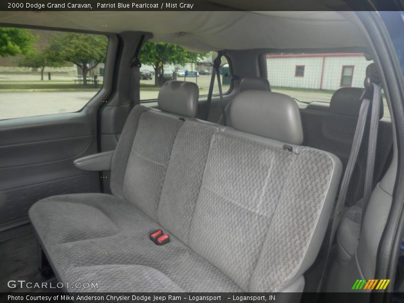 Rear Seat of 2000 Grand Caravan 