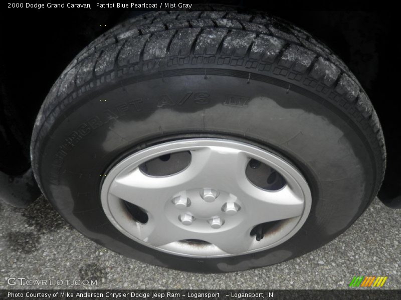 Patriot Blue Pearlcoat / Mist Gray 2000 Dodge Grand Caravan