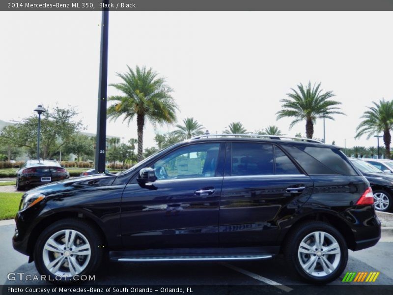 Black / Black 2014 Mercedes-Benz ML 350