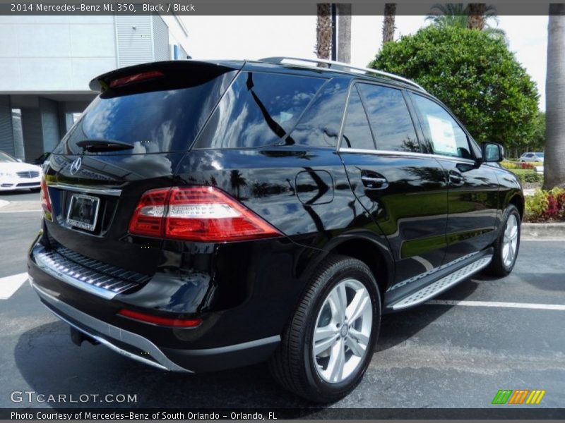 Black / Black 2014 Mercedes-Benz ML 350
