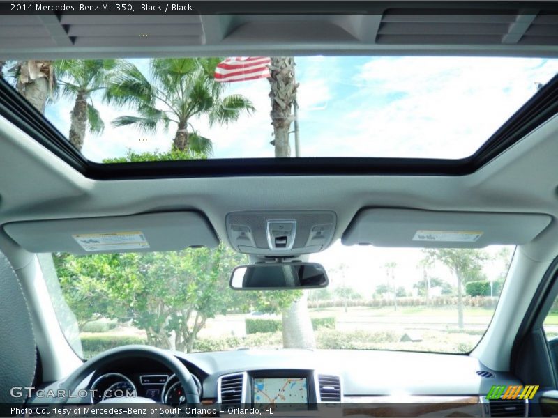 Black / Black 2014 Mercedes-Benz ML 350