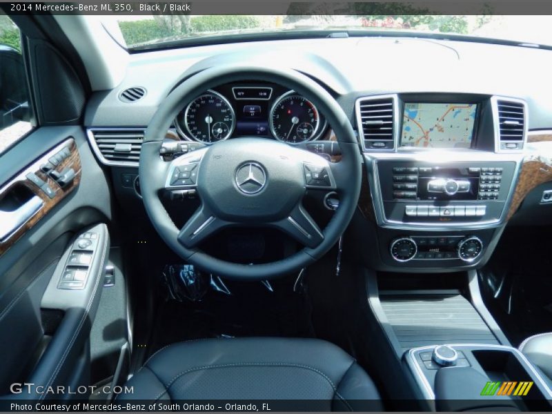 Black / Black 2014 Mercedes-Benz ML 350